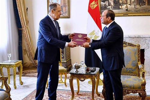 Le ministre russe des Affaires étrangères en visite en Égypte - ảnh 1