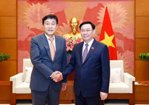 Vuong Dinh Huê reçoit un responsable du groupe financier sud-coréen Hana - ảnh 1