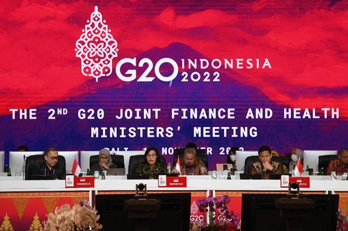 2e réunion conjointe des ministres chargés des finances et de la santé du G20 - ảnh 1