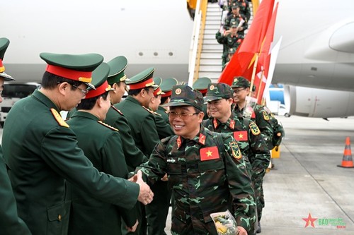 Les secouristes de l’Armée populaire vietnamienne sont rentrés sains et saufs de Turquie - ảnh 1
