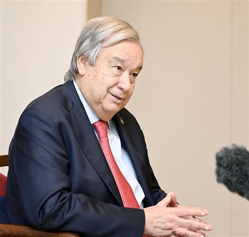 Antonio Guterres souligne la possibilité du désarmement nucléaire lors du sommet du G7  - ảnh 1