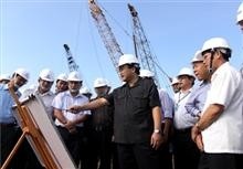 Phó Thủ tướng Hoàng Trung Hải kiểm tra dự án Trung tâm điện lực Duyên Hải - ảnh 1