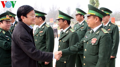 Chủ tịch nước Trương Tấn Sang thăm, làm việc tại Quảng Bình - ảnh 1