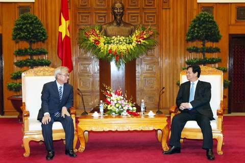 Thủ tướng Nguyễn Tấn Dũng tiếp Đại sứ Hàn Quốc - ảnh 1