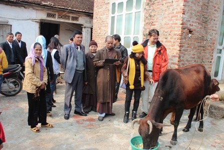 Dự án tặng bò cho người nghèo của người Việt tại Đức - ảnh 3
