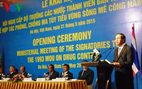 Các nước thành viên tiểu vùng sông Mekong chia sẻ trách nhiệm trong đấu tranh phòng chống ma túy - ảnh 1