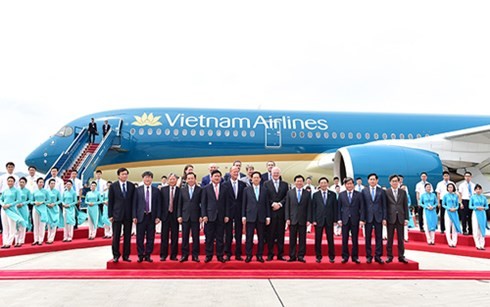 Vietnam Airlines là hãng hàng không đầu tiên của Châu Á nhận máy bay Airbus A350-900 - ảnh 1