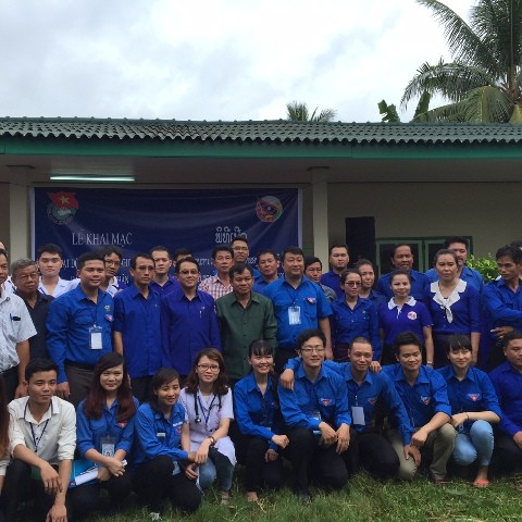 Thanh niên Hà Nội hoạt động tình nguyện tại Lào - ảnh 1