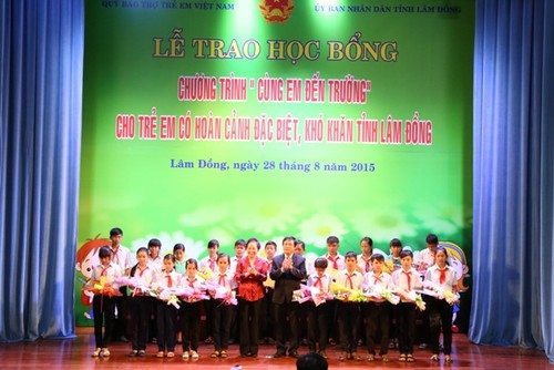 Các nhà tài trợ đồng hành cùng Quỹ bảo trợ trẻ em Việt Nam - ảnh 1