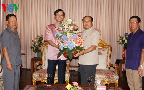 Đại sứ quán Việt Nam tại Thái Lan chúc Tết cổ truyền của Lào - ảnh 1