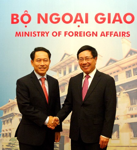 Tăng cường quan hệ hợp tác tốt đẹp Việt Nam-Lào - ảnh 1