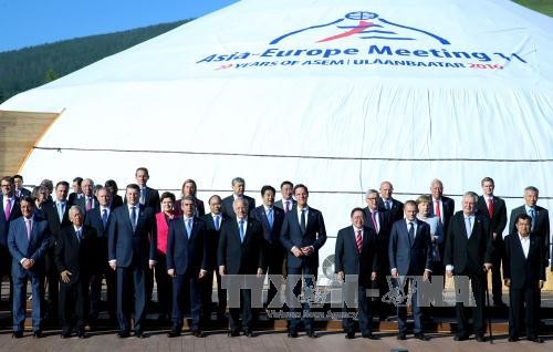 Bế mạc Hội nghị cấp cao ASEM 11 tại Mông Cổ - ảnh 1