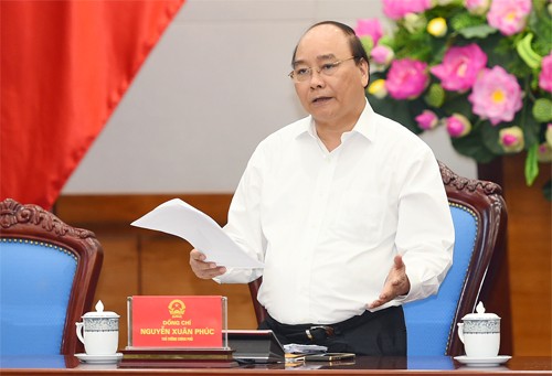 Thủ tướng Nguyễn Xuân Phúc làm việc với Đại học Việt - Nhật - ảnh 1
