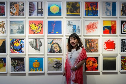 Nguyễn Mai Hương với bộ đôi giải thưởng của Triển lãm Mỹ thuật quốc tế Hàn Quốc - ảnh 3