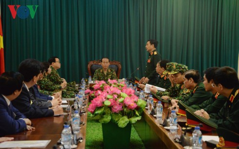 Chủ tịch nước Trần Đại Quang thăm, làm việc với Bộ Quốc phòng - ảnh 2