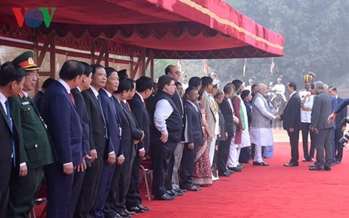 Lễ đón chính thức Chủ tịch nước thăm cấp Nhà nước Cộng hòa Ấn Độ - ảnh 2