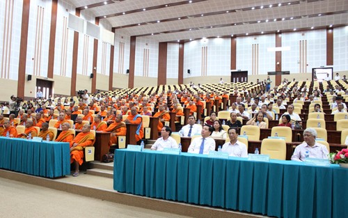 Tỉnh Trà Vinh họp mặt mừng Tết Chôl Chnăm Thmây đồng bào Khmer - ảnh 1