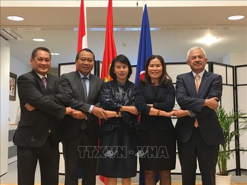 Đại sứ Việt Nam Ngô Thị Hòa chủ trì họp phiên thường kỳ Ủy ban ASEAN tại La Hay tháng 9/2018 - ảnh 1