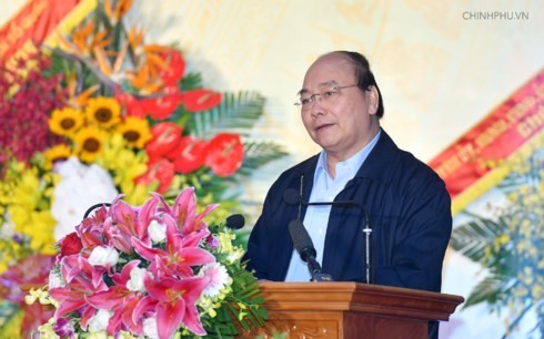  Thủ tướng Nguyễn Xuân Phúc dự Ngày hội đại đoàn kết toàn dân tộc tại tỉnh Bắc Giang - ảnh 2