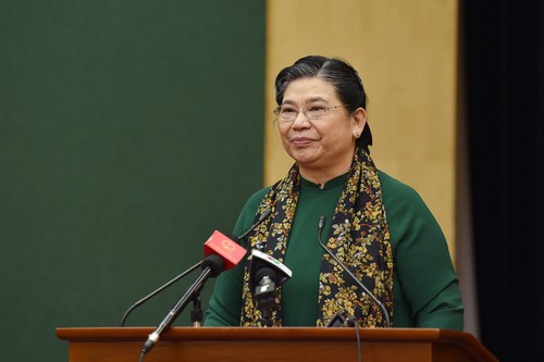 Phó Chủ tịch Thường trực Quốc hội Tòng Thị Phóng làm việc tại Đại học Thái Nguyên  - ảnh 1