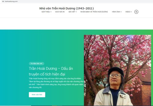 Ra mắt website về nhà văn Trần Hoài Dương  - ảnh 2