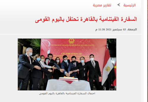 Báo chí Ai Cập ca ngợi thành tựu phát triển của Việt Nam - ảnh 1