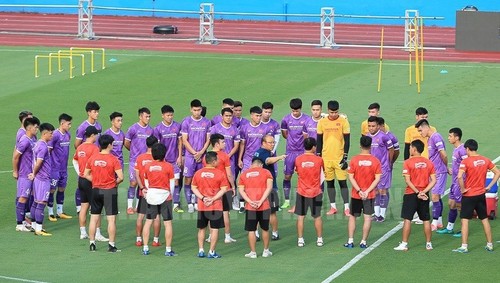 Đội tuyển bóng đá U23 Việt Nam sẵn sàng bảo vệ ngôi vô địch Sea Games 31 - ảnh 1