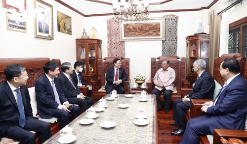Chủ tịch Quốc hội Vương Đình Huệ thăm nguyên Tổng Bí thư, Chủ tịch nước Lào Bounnhang Vorachith - ảnh 2