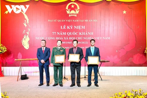 Đại sứ quán Việt Nam tại Myanmar tổ chức Lễ kỷ niệm Quốc khánh - ảnh 4