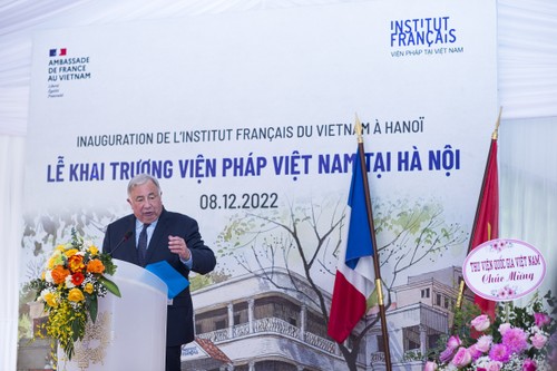 Chủ tịch Thượng viện Pháp dự khai trương cơ sở mới của Viện Pháp tại Hà Nội - ảnh 2