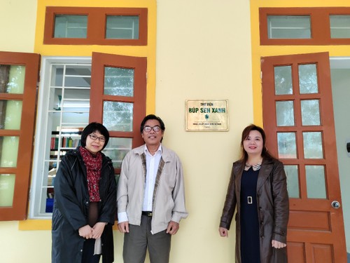 Khai trương thư viện Búp Sen Xanh tại quê hương nhà văn Sơn Tùng - ảnh 1