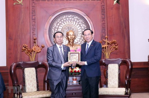 Lãnh đạo Thành phố Hồ Chí Minh tiếp Chủ nhiệm Ủy ban Tư pháp Quốc hội Lào - ảnh 1