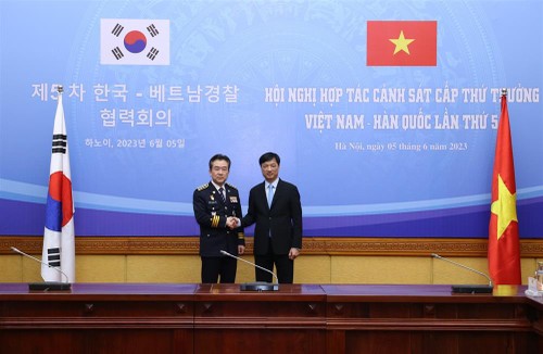 Hội nghị hợp tác cảnh sát cấp Thứ trưởng Việt Nam - Hàn Quốc - ảnh 1