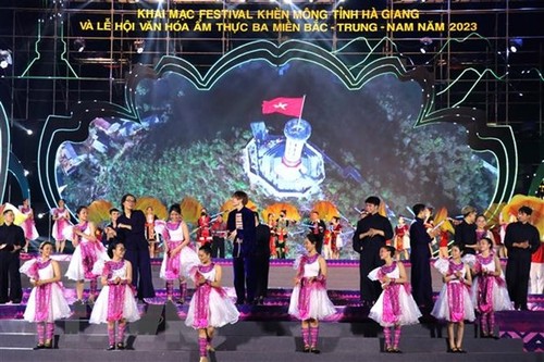 Khai mạc Festival Khèn Mông Hà Giang và Lễ hội ẩm thực 3 miền Bắc - Trung - Nam - ảnh 1