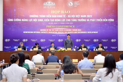 Diễn đàn Kinh tế Xã hội Việt Nam 2023: Tăng cường năng lực nội sinh, kiến tạo động lực cho phát triển bền vững - ảnh 1
