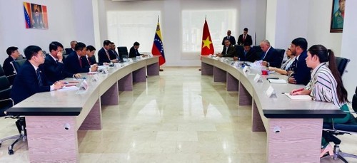 Đoàn đại biểu cấp cao Đảng Cộng sản Việt Nam thăm và làm việc tại Venezuela - ảnh 2
