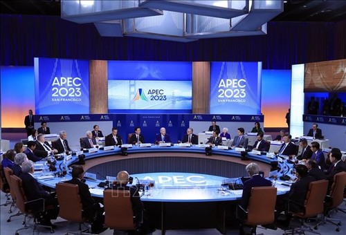 Chủ tịch nước dự đối thoại giữa các nhà lãnh đạo các nền kinh tế APEC với Hội đồng tư vấn kinh doanh, các khách mời - ảnh 1