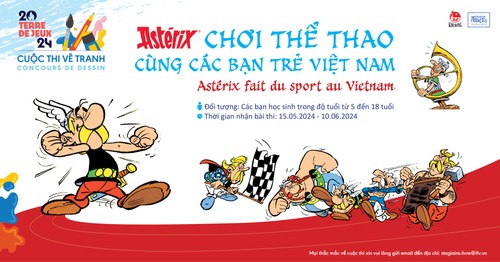 Phát động cuộc thi sáng tác tranh “Astérix chơi thể thao cùng các bạn trẻ Việt Nam“ - ảnh 1