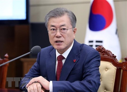 ประธานาธิบดีสาธารณรัฐเกาหลีชื่นชมความคืบหน้าที่มีความหมายในการประชุมสุดยอดสหรัฐ-สาธารณรัฐประชาธิปไตยประชาชนเกาหลีครั้งที่2 - ảnh 1