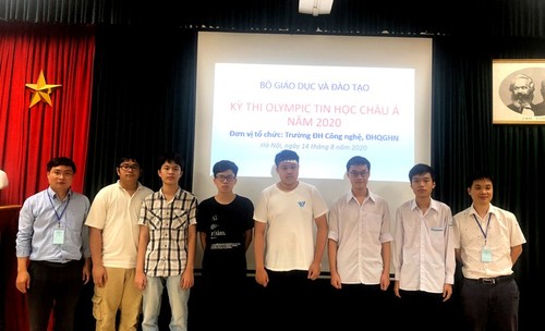 คณะนักเรียนเวียดนามได้รับรางวัลในการแข่งขันโอลิมปิกคอมพิวเตอร์เอเชีย - ảnh 1