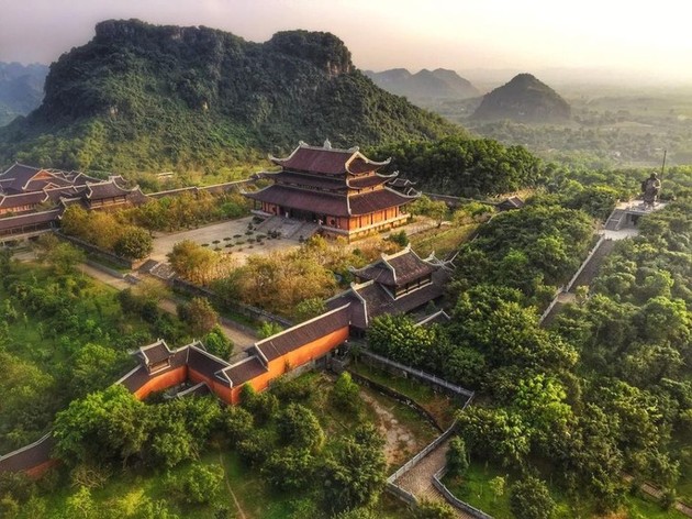 ภาพแห่งความประทับใจของเขตโบราณสถานวัดบ๊ายดิ๊งห์ในจังหวัดนิงบิ่ง
