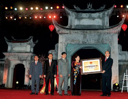 El vestigio histórico de Cổ Loa reconocido como “Patrimonio Nacional Especial” - ảnh 1