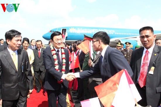 Presidente vietnamita inicia su visita a Indonesia - ảnh 1