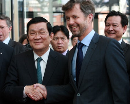Finaliza con buenas perspectivas el presidente vietnamita su visita en Dinamarca  - ảnh 1