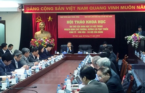 Vietnam afirma papel de ciencias sociales para el desarrollo socioeconómico - ảnh 1