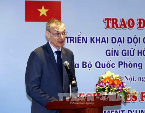 Vietnam y Francia consolidan cooperación en mantenimiento de la paz de la ONU - ảnh 1