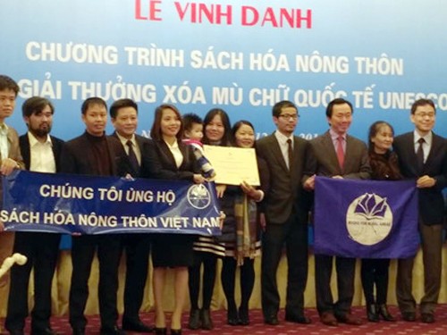 Vietnam honra programa “Proliferación de libros en el campo”, ganador de premio de UNESCO - ảnh 1