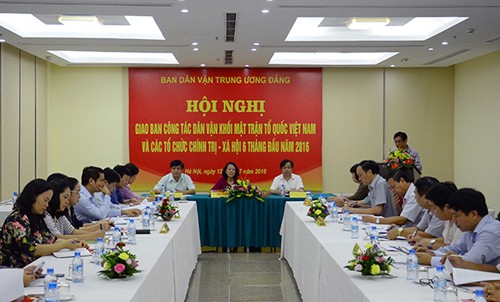Vietnam busca incrementar eficiencia de operación de las organizaciones sociopolíticas - ảnh 1