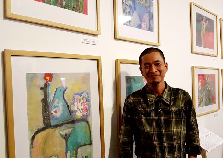Pintor cubano René Mederos y su amor por Vietnam - ảnh 4