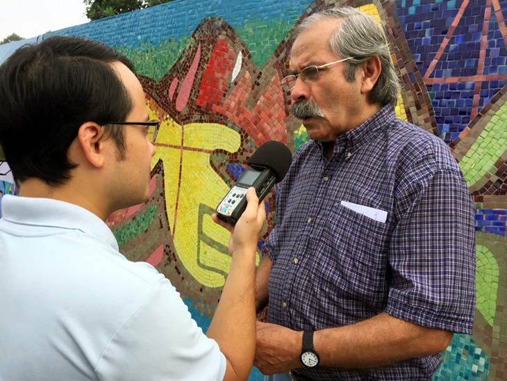 Chile incorpora una pintura al Mural Mosaico Cerámico de Hanoi en su Día Nacional - ảnh 5